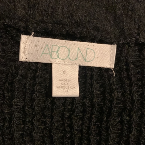 Women's Black Yellow Blue Colorblock Fuzzy Sweater Size XL NEW - Picture 3 of 5